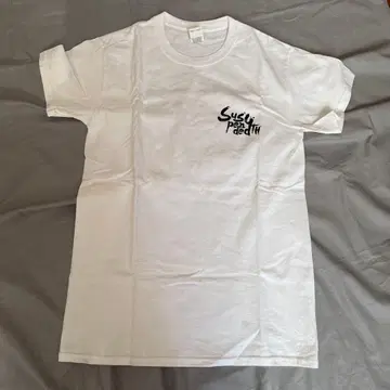 사스포 x PiZZA OF DEATH 화이트 T