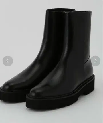 ROPE 리얼 가죽 트랙 밑창 숏부츠