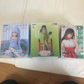 SEGA Yumeririze 아사히 & 아마가미 요쥬 피규어 세트