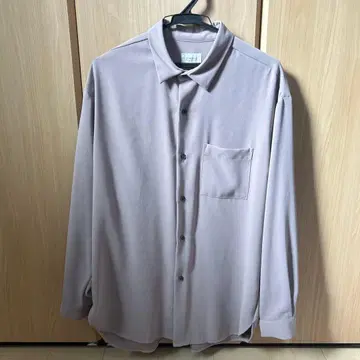 JUNRED 연보라 긴팔 셔츠