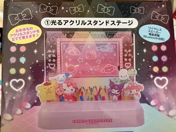 산리오 복권 엔조이 아이돌 시리즈 1 빛나는 아크릴 스탠드 스테이지