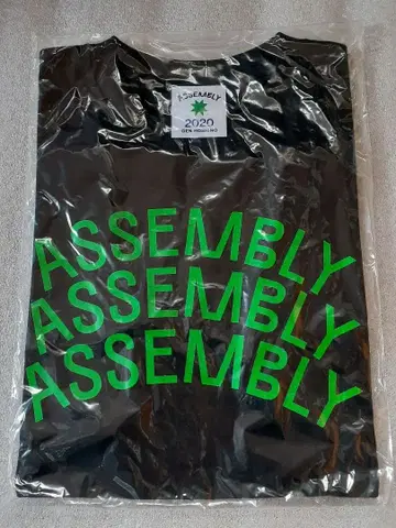 호시노 겐 ASSEMBLY 2020 티셔츠 블랙