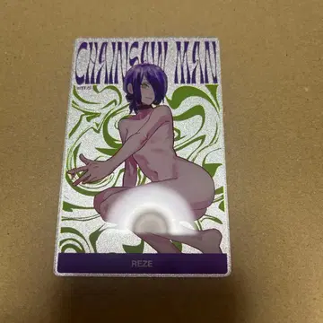 체인소 맨 레제 메탈릭 아크릴 카드 컬렉션 영화 극장판