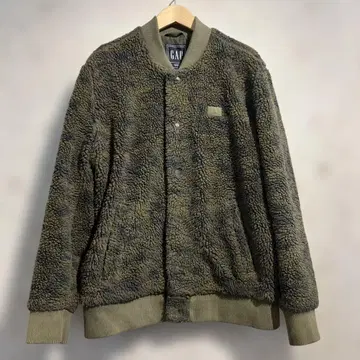 GAP 카모 패턴 플리스 봄버 자켓 갭