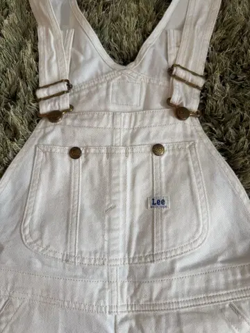 Lee 화이트 오버롤