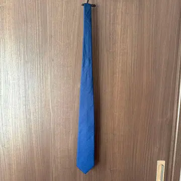 와타쇼 오리모노 넥타이 블루