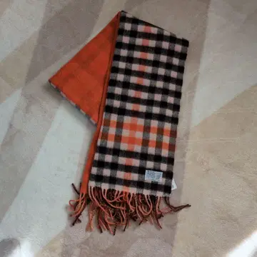 MOONBAT 캐시미어 100% 체크 스톨