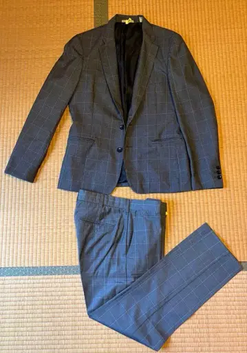 JOURNAL STANDARD 그레이 체크 무늬 수트 셋업