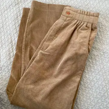 잔티크 구매 코듀로이 와이드 팬츠 베이지