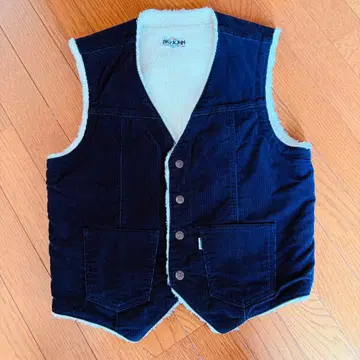 [ 레어 구제 의류 ] BIG JOHN 빅존 데님 베스트 보아 안감 부착