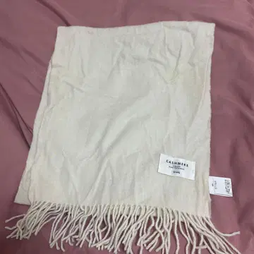 캐시미어 아이보리 머플러 화이트 SHIPS