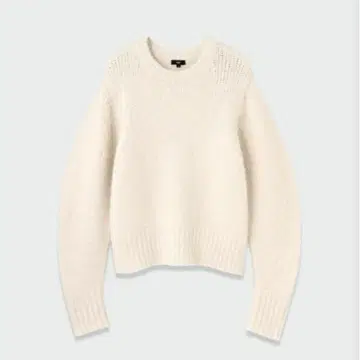 PLST 스팽글 백 슬릿 스웨터