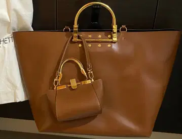 ZANCHETTI AMLETO NANO 브라운과 토트백