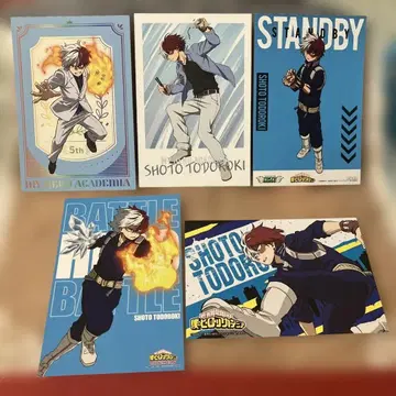 나의 히어로 아카데미아 혜택 엽서 5종 토도로키 쇼토
