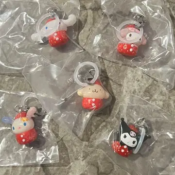 산리오 딸기 메지루시 액세서리 세미 컴플리트 세트