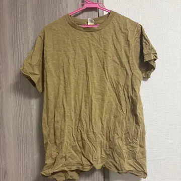 Velva Sheen 카키 T셔츠 L 사이즈