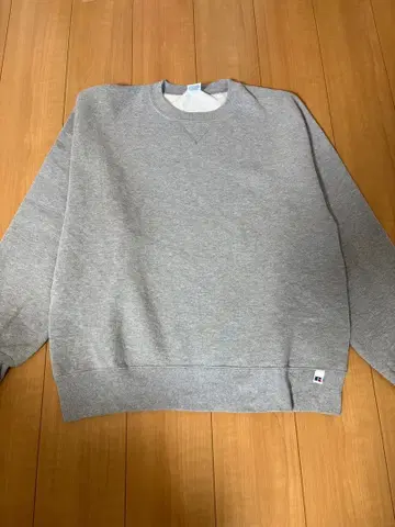 90s 러셀 애슬레틱 맨투맨 그레이 L 무지