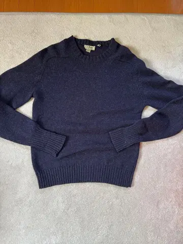 80s L.L.Bean 니트 스웨터 L 네이비