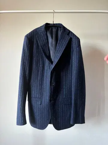 ESTNATION 네이비 스트라이프 수트