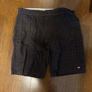 Dickies 체크 무늬 숏팬츠