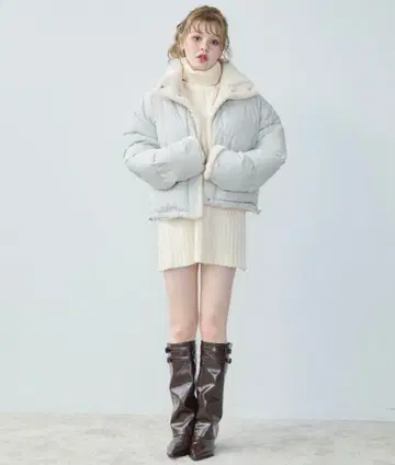 티티앤코 TITTY&CO. 터틀넥 니트 원피스