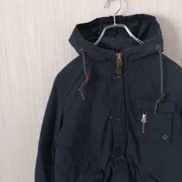 JOHNBULL 젬블 충전솜 점퍼 네이비 개더 슬리브