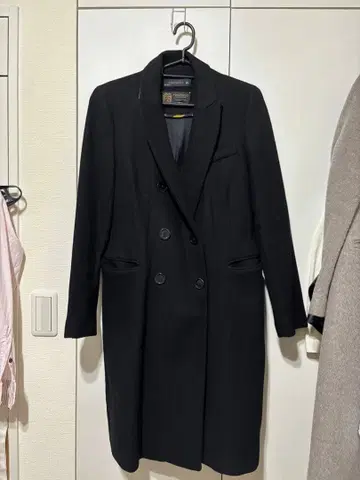 ZARA WOMAN 블랙 롱 코트 M