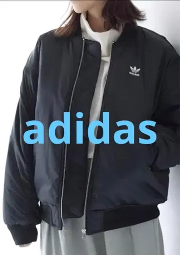 adidas 아디다스 봄버 자켓 트레포일 로고