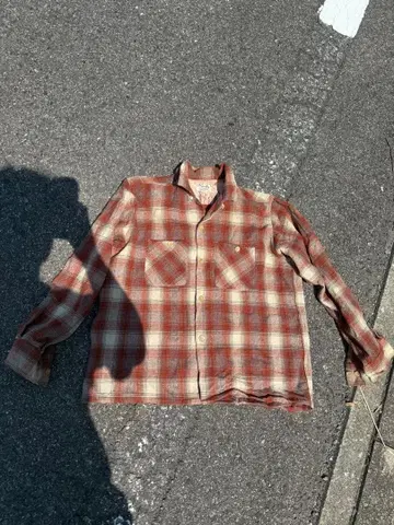 플란넬 플란넬 셔츠 빈티지 셔츠