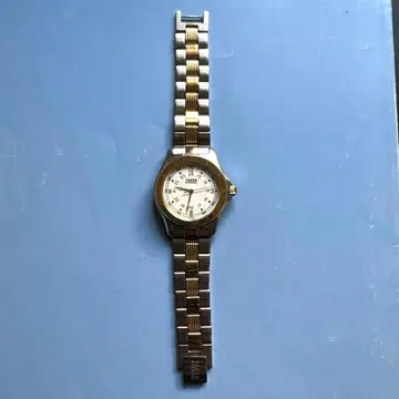 실버 골드 쿼츠 손목시계