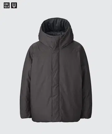 UNIQLO 퍼프 테크 볼륨 후드티