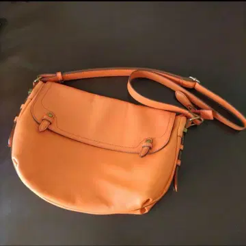 다코타 숄더백 Dakota 오렌지 가죽백