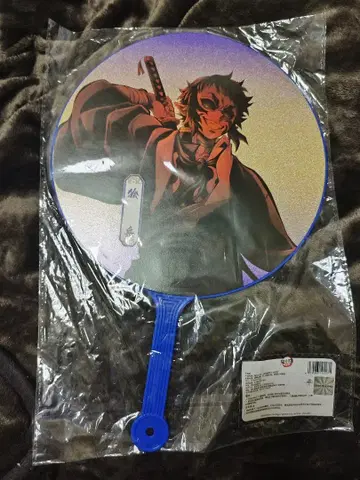 귀멸의 칼날 중국 한정판 영화 굿즈 부채