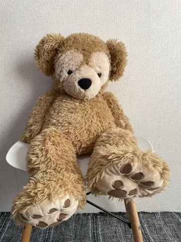 더피 M 사이즈 봉제 인형 화이트 택 베트남 제조 디즈니