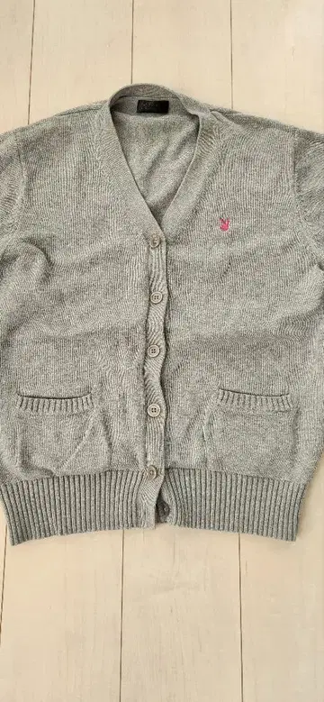 PLAYBOY Bunny 그레이 가디건 L