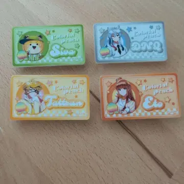 컬러풀 피치 캐릭터 굿즈 세트