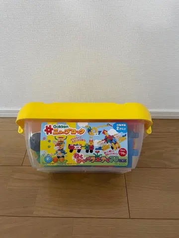 [전 부품 있음] Gakken 뉴 블록 70개입 두근두근 버라이어티 70