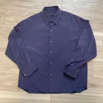 라드 뮤지션 LAD MUSICIAN 퍼플 긴팔 셔츠 42