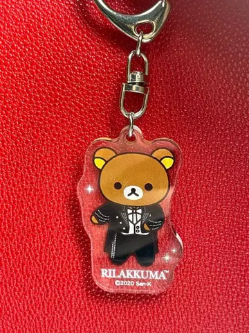 산엑스 리락쿠마 턱시도 아크릴 키링