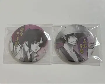 은혼 전시회 캔뱃지 타카스기 신스케 야규 큐베