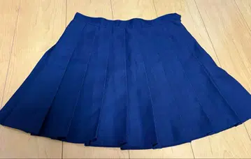 아메리칸 어패럴 네이비 플리츠 스커트 M