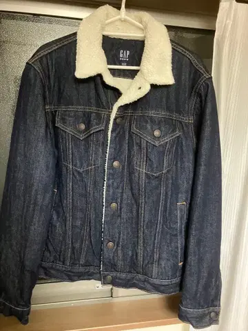 GAP 보아 옷깃 데님 자켓 S