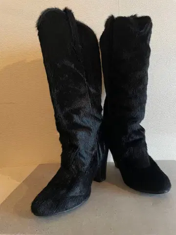 Joias 송치 가죽 웨스턴 부츠 롱 부츠 38 24cm