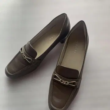 REGAL 브라운 가죽 로퍼