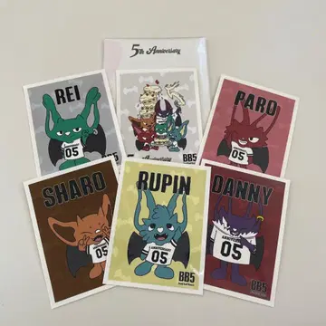 [미사용 새상품 봉투 포함] 코무돗토 BB5 5주년 한정판 스티커