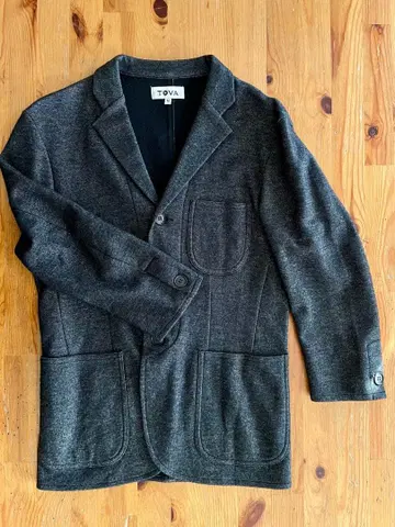 TOVA 다크 그레이 칠부 소매 자켓 유나이티드 애로우즈