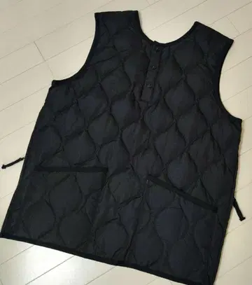 taion 퀼팅 슬리브리스 베스트 양면 사용 가능