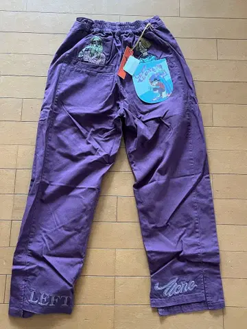 LEFT ALONE 데님 팬츠 코튼 100 레프트 얼론 자수