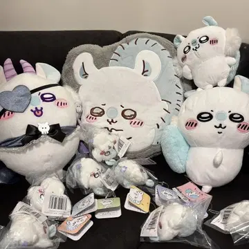 치이카와 (먼작귀) 모몽가 묶음 판매 쿠션 미개봉 E상 복권 천사 악마