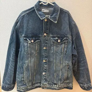 ZARA 데님 자켓 데님 블루